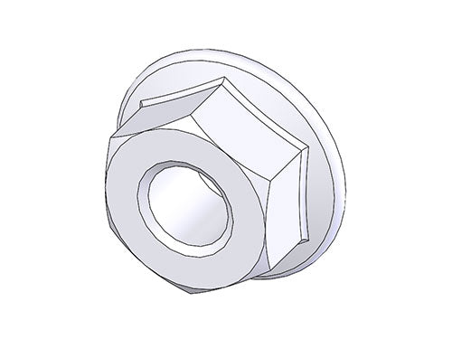 Flange nut FZB - M6