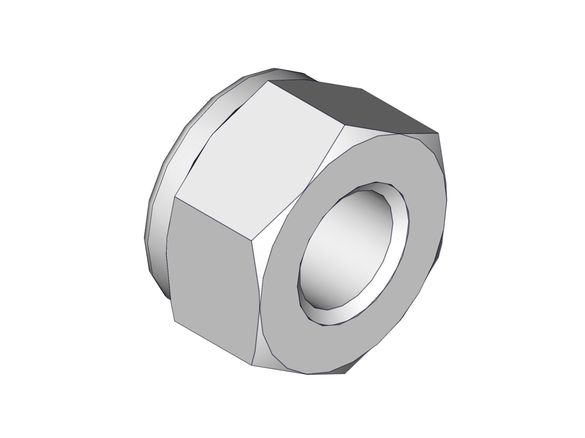 Lock nut A2 - M6