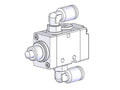 Safety valve closing hinge