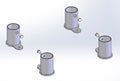 Cover set for leg (FZV) 205/2205/A102/A205