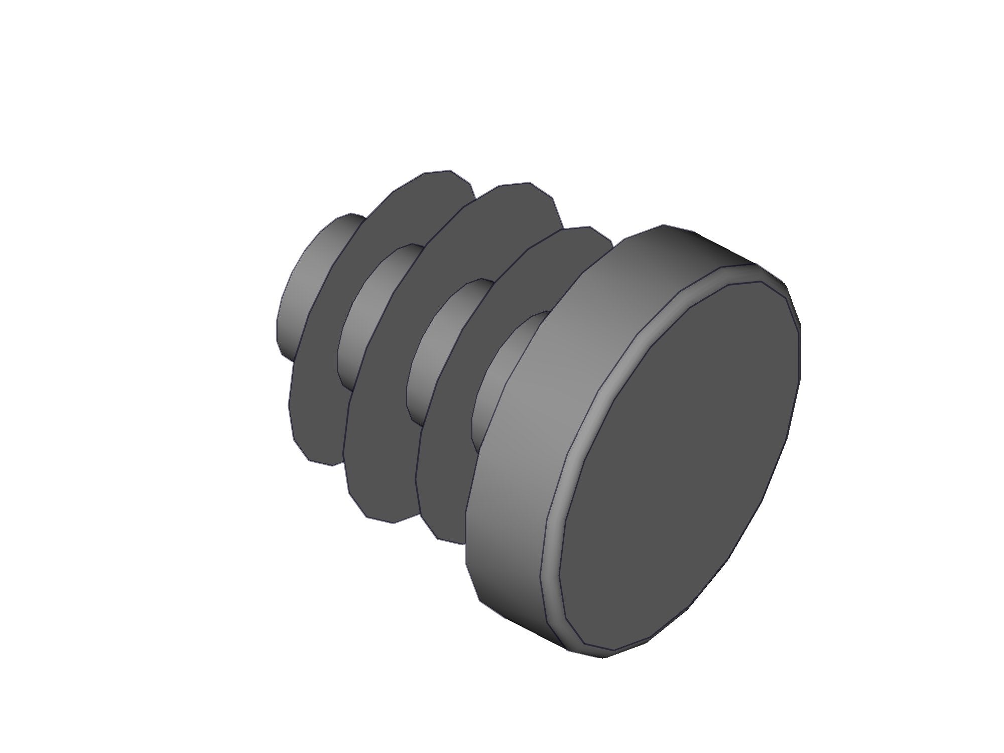 Rubber grommets closed ø10